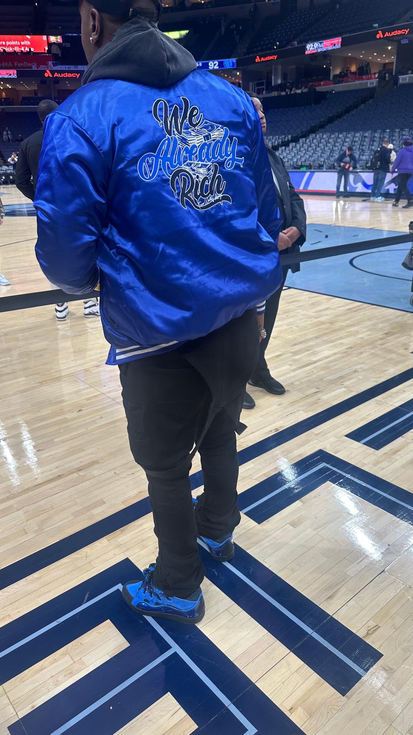 Blue Bomber Jacket