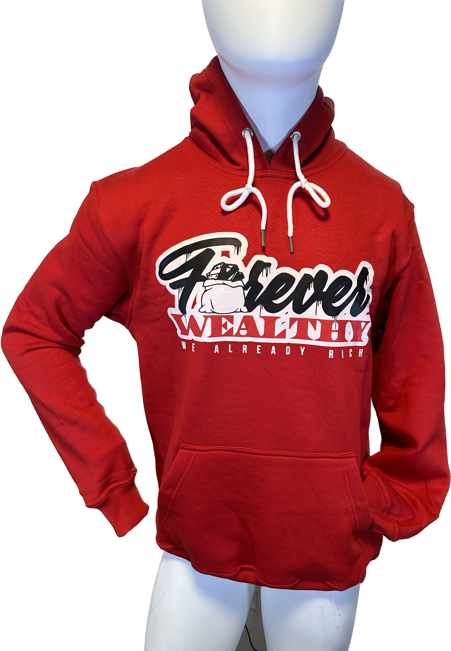 Red Forever Wealthy Hoodie