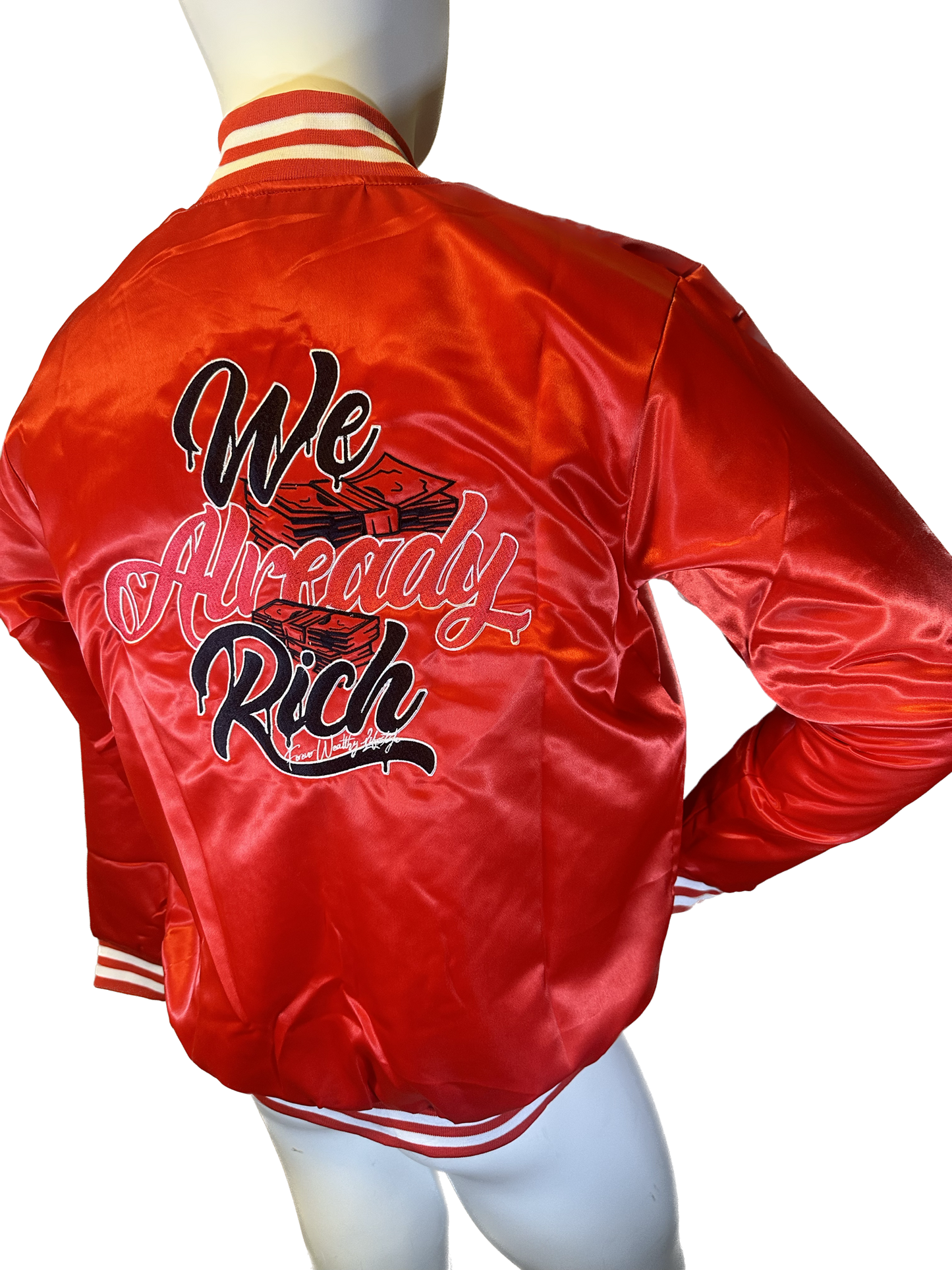 Red Bombers Jacket