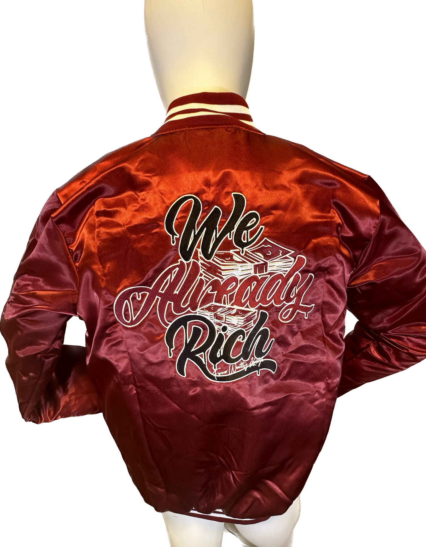 Maroon Bomber Jacket