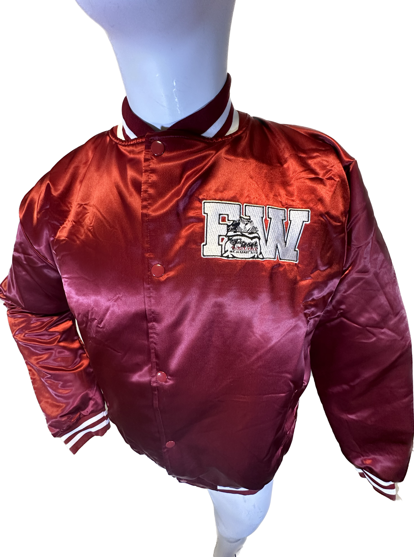 Maroon Bomber Jacket